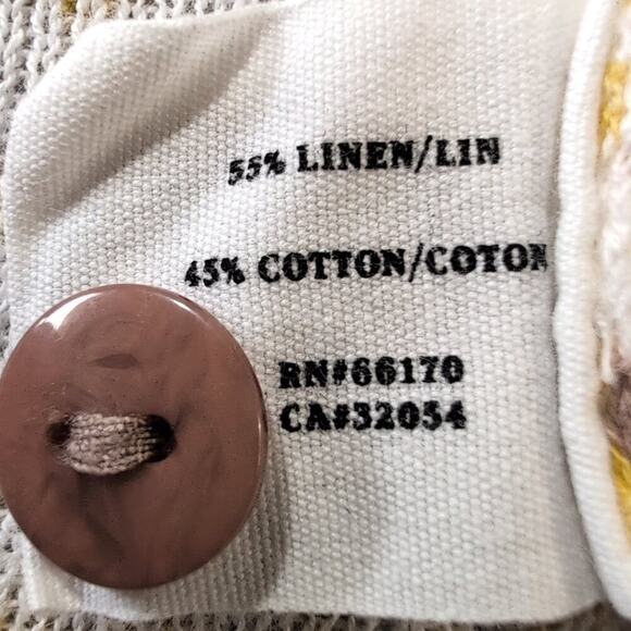 sparrow (Anthropologie) Hortensia linen/cotton cardigan, size M - Picture 4 of 8